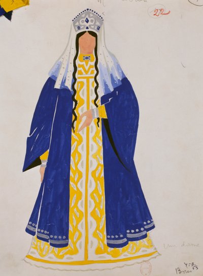 Costume pour une dame russe dans 