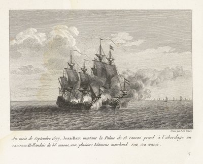 Jean Bart capture une frégate hollandaise, 1677 (Recueil des combats) - Yves Marie Le Gouaz