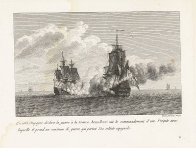 Jan Bart capture un navire espagnol avec 350 soldats à bord, 1683 - Yves Marie Le Gouaz