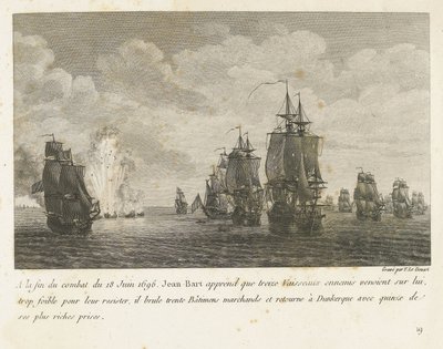 Rencontre entre une flotte sous Jan Bart et une flotte hollandaise, 1696 - Yves Marie Le Gouaz