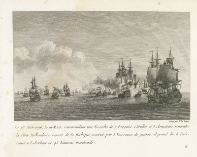Rencontre entre une flotte sous Jan Bart et une flotte hollandaise, 1696 - Yves Marie Le Gouaz