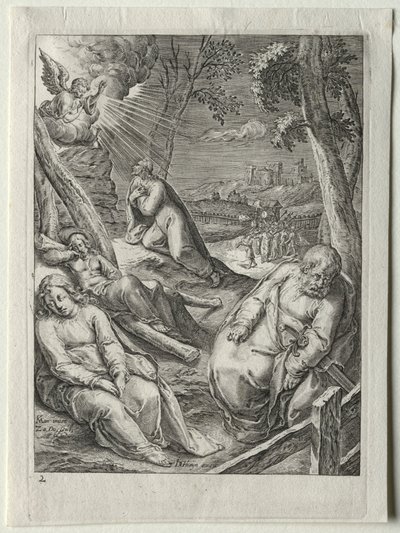Set de la Passion :  Le Christ au Mont des Oliviers - Zacharias Dolendo