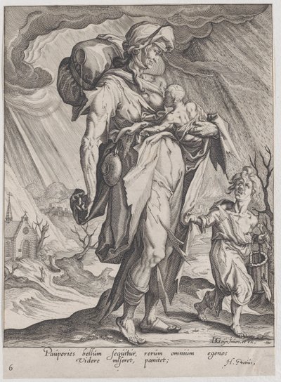 La Pauvreté, des Vertus et Vices, 1596-97 - Zacharias Dolendo