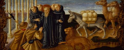 Saint Jérôme pardonnant les voleurs - Zanobi Machiavelli