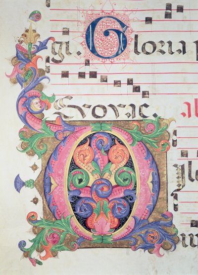 Missel 515 fol.146r Initiale historiée 