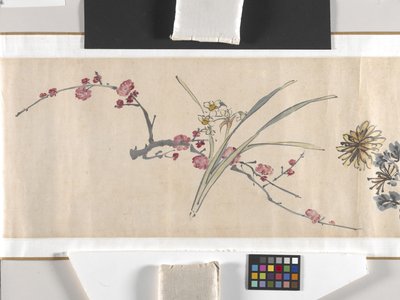 Fleurs colorées - Zhimian Zhou