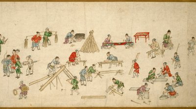 Scènes de rue en temps de paix 太平風會圖 - Zhu Yu