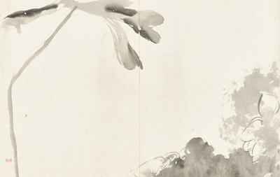 Paysages et fleurs, album de six feuilles - Zhu da Bada Shanren