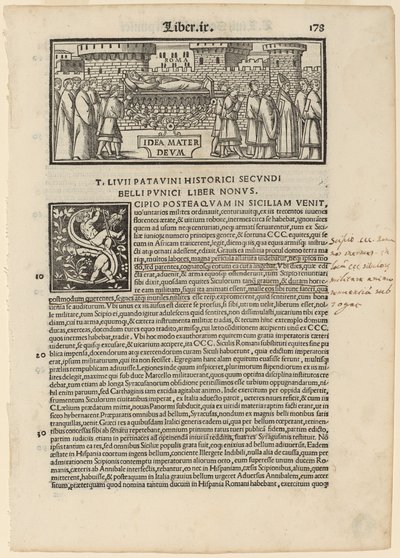 Page de Livius Historiabum Libri - Zoan Andrea