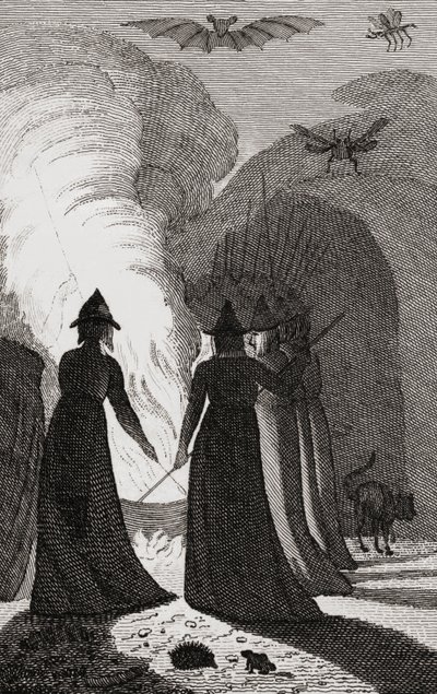 Un coven de sorcières autour d