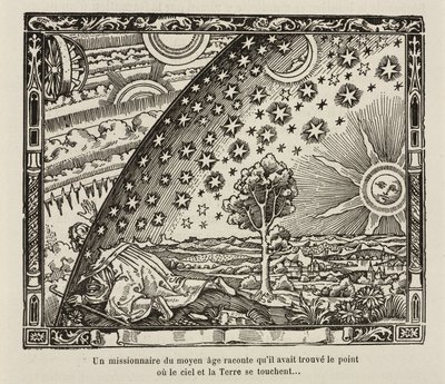 Un missionnaire médiéval trouve le point où le ciel et la terre se touchent - Frederick (attr. to) Barnard