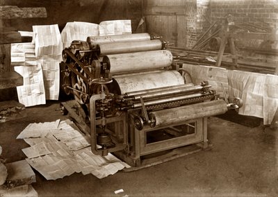 Une presse à imprimer : presse rotative pour l