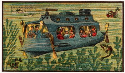 Un bus sous-marin, vers 1910 - . .