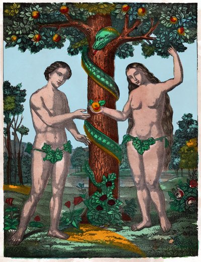 Adam et Ève (gravure) - . .