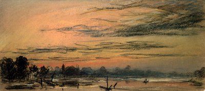 Lueur deux heures après le coucher du soleil - Frederick (attr. to) Barnard