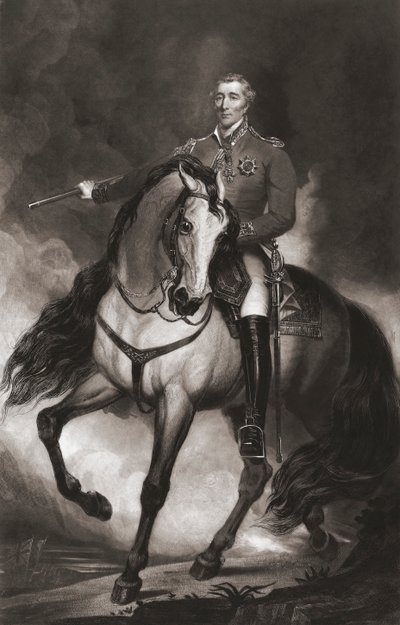 Arthur Wellesley, duc de Wellington, portrait équestre - . .