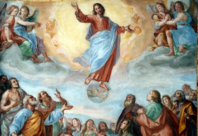 Ascension du Christ. La Basilique della Santissima Annunziata del Vastato. Gênes. Italie. - . .