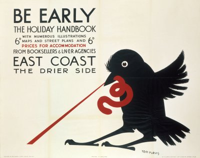 Soyez en avance, affiche LNER - Ferdinand Georg Waldmuller