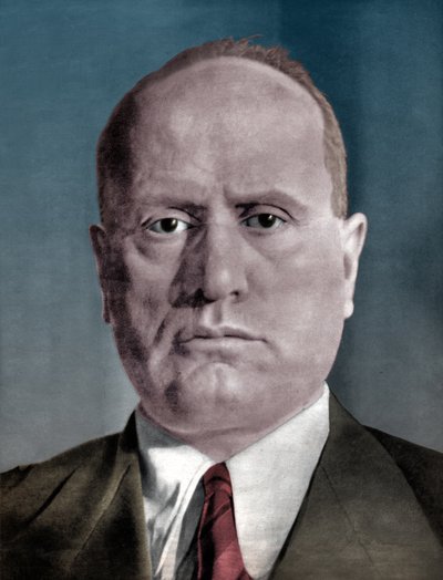 Benito Mussolini - . .