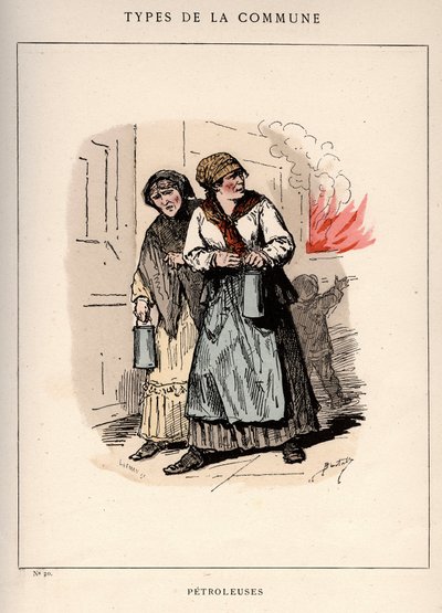 Commune de Paris : costume de PETROLES (20) dans « Les Communeux » - Frederick (attr. to) Barnard