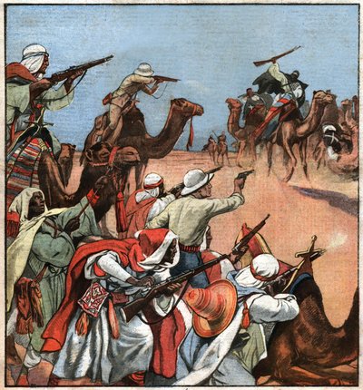 Convoi colonial dans le Maghreb - Ferdinand Georg Waldmuller