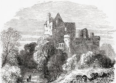 Château de Craigmillar, Édimbourg, Écosse. - . .