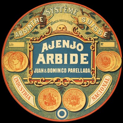 Étiquette de la marque argentine d