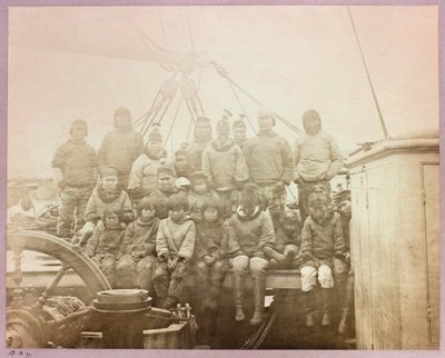 Expédition en Arctique (1875-1876) du capitaine George Nares (1831-1915) : Groupe d