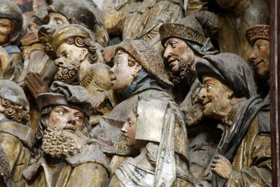 FRANCE. Hauts-de-France. SUM. Amiens. Cathédrale Notre-Dame. Mur sud du chœur. (détail) - Ferdinand Georg Waldmuller