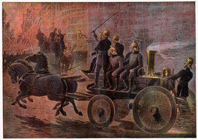 Incendie à Londres - . .