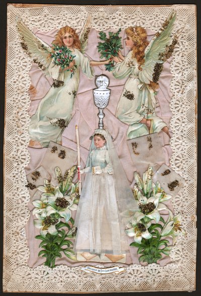 Première communion, vers 1920 (illustration) - . .