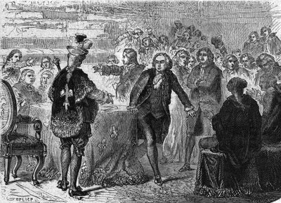 Révolution française : Mirabeau devant Dreux-Brèze, 23 juin - . .