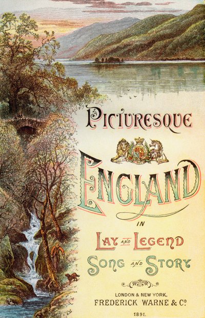 Frontispice du livre Picturesque England, Its Landmarks and Historic Haunts, publié en 1891 - . .