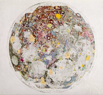 Carte géologique de la lune - Frederick (attr. to) Barnard