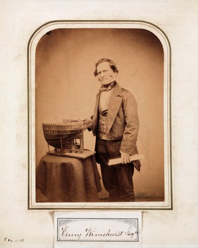 Henry Wimshurst, ingénieur anglais - Ferdinand Georg Waldmuller