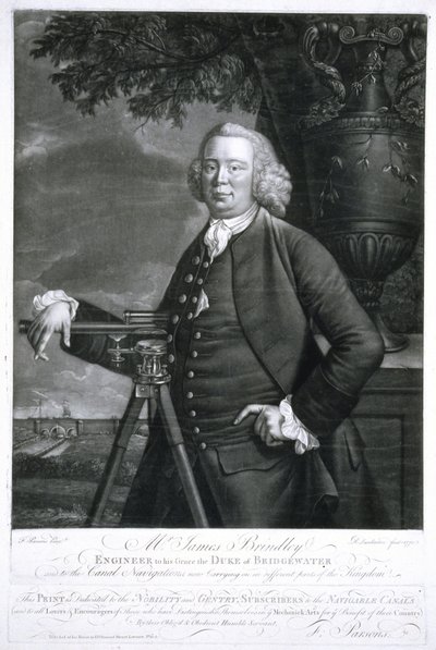 James Brindley, ingénieur civil britannique et constructeur de canaux - Frederick (attr. to) Barnard