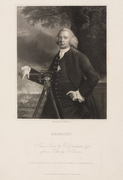 James Brindley, ingénieur civil britannique et constructeur de canaux - Frederick (attr. to) Barnard