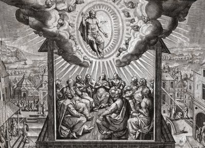 Jésus-Christ et les Apôtres - . .