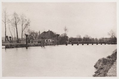 Le barrage du roi, rivière Lea - Frederick (attr. to) Barnard