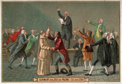 Le serment du Jeu de Paume - Ferdinand Georg Waldmuller
