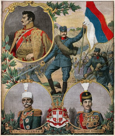 Les héros nationaux serbes - Ferdinand Georg Waldmuller