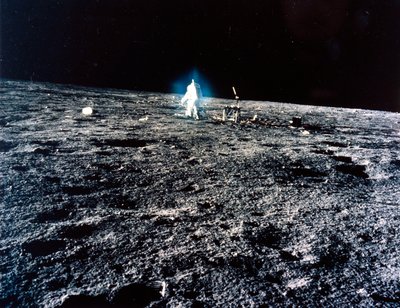 Vol spatial habité, USA, Apollo 12 astronaute Apollo 12 sur la Lune - Ferdinand Georg Waldmuller
