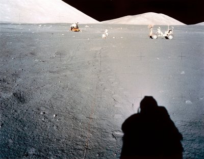 Vol spatial habité, USA, Apollo 17 base lunaire Apollo 17 à Taurus Littrow - Ferdinand Georg Waldmuller