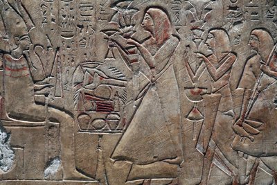 Huyu offrant des offrandes à Osiris - John Pardon