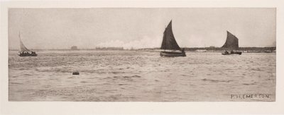 Sur les flots à Breydon, l