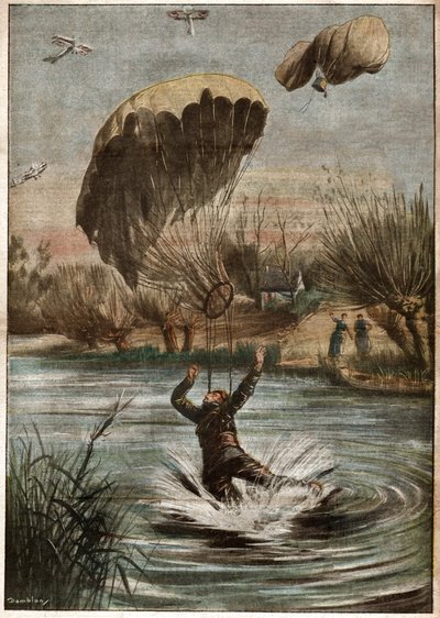 Parachutiste allemand pendant la Première Guerre mondiale - Ferdinand Georg Waldmuller