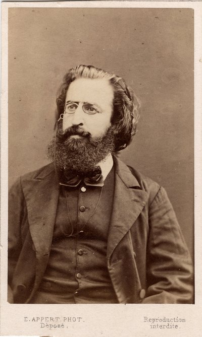 Commune de Paris (1871) : portrait de Théophile Ferré (1846-1871) membre de la Commune. Photographie Appert. Dim. 10,5x6,3 cm - Frederick (attr. to) Barnard