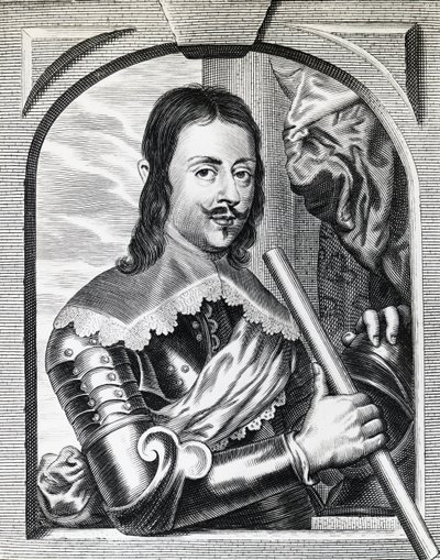 Portrait de Ferdinand II de Médicis (1610-1670) en 1645, Grand-Duc de Toscane, gravure - William Walcutt