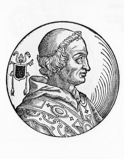 Portrait de Jean V (635-686), 82e pape de l