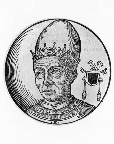Portrait de Saint Paul I (700-767), 93e pape de l